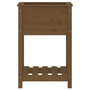 Voir la diapositive 5 : VIDAXL Jardiniere avec etagere Marron miel 54x34,5x81 cm Bois de pin