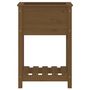 Voir la diapositive 5 : VIDAXL Jardiniere avec etagere Marron miel 54x34,5x81 cm Bois de pin