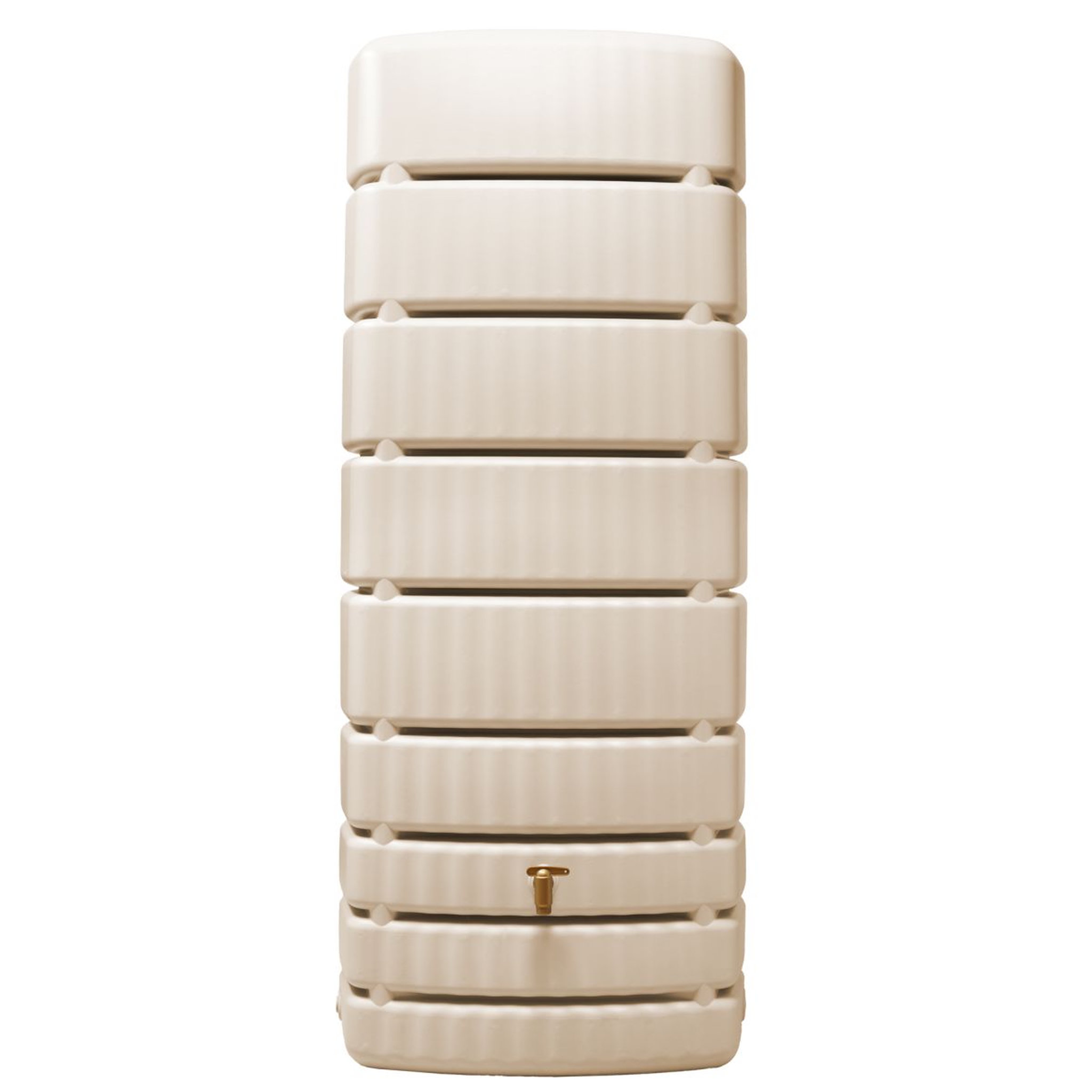 Voir la diapositive 3 : GARANTIA Récupérateur d'eau mural Beige - 500L - SLIM