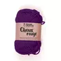 Graine créative Fil de coton spécial crochet et amigurumi 55 m - violet