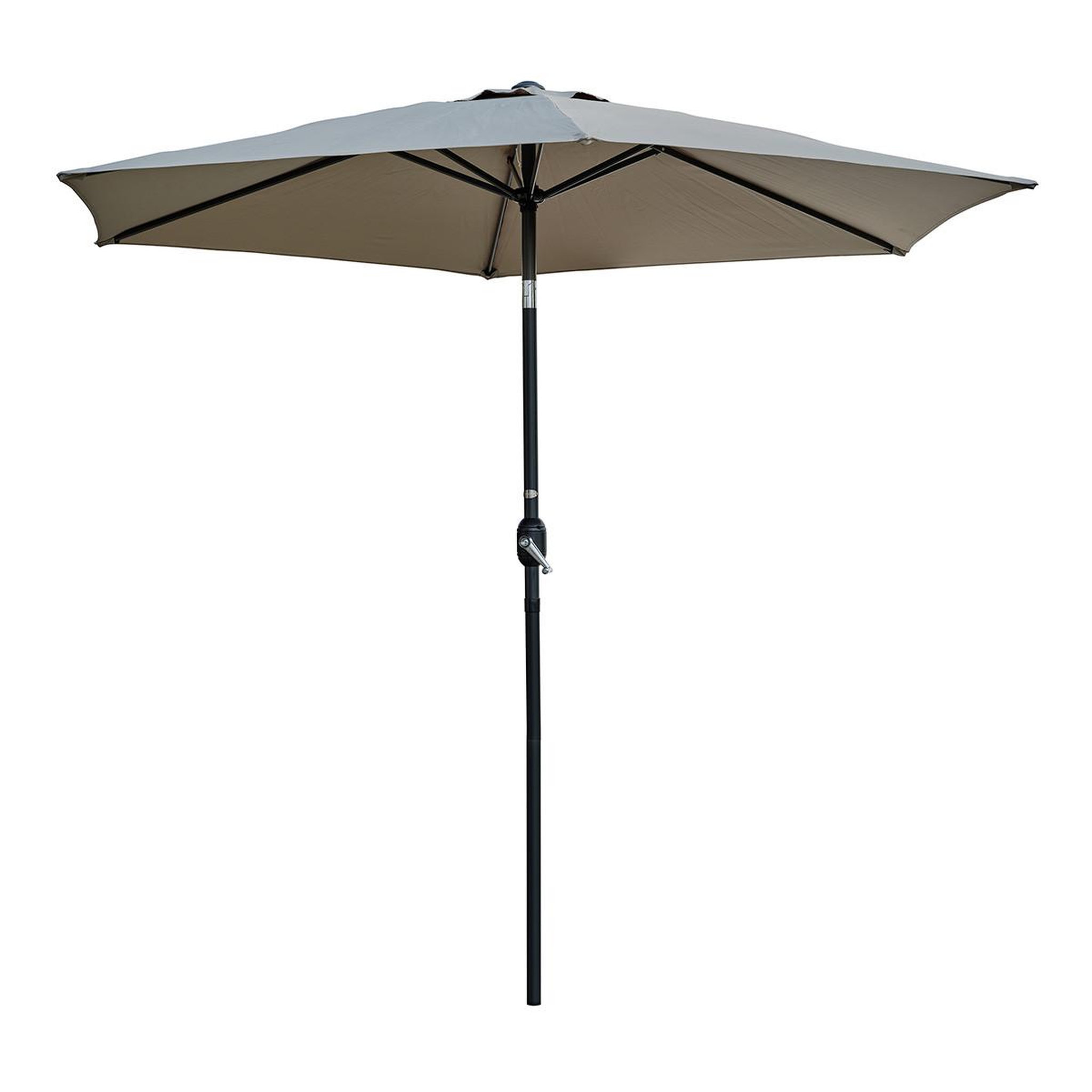 DCB GARDEN Parasol Inclinable à Manivelle  Marbella  270cm Kaki