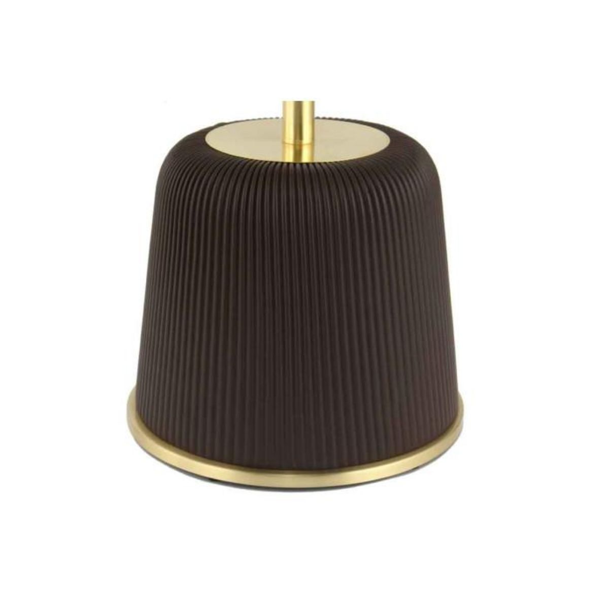 Paris Prix Table d'Appoint Design  Jokai  60cm Marron & Or