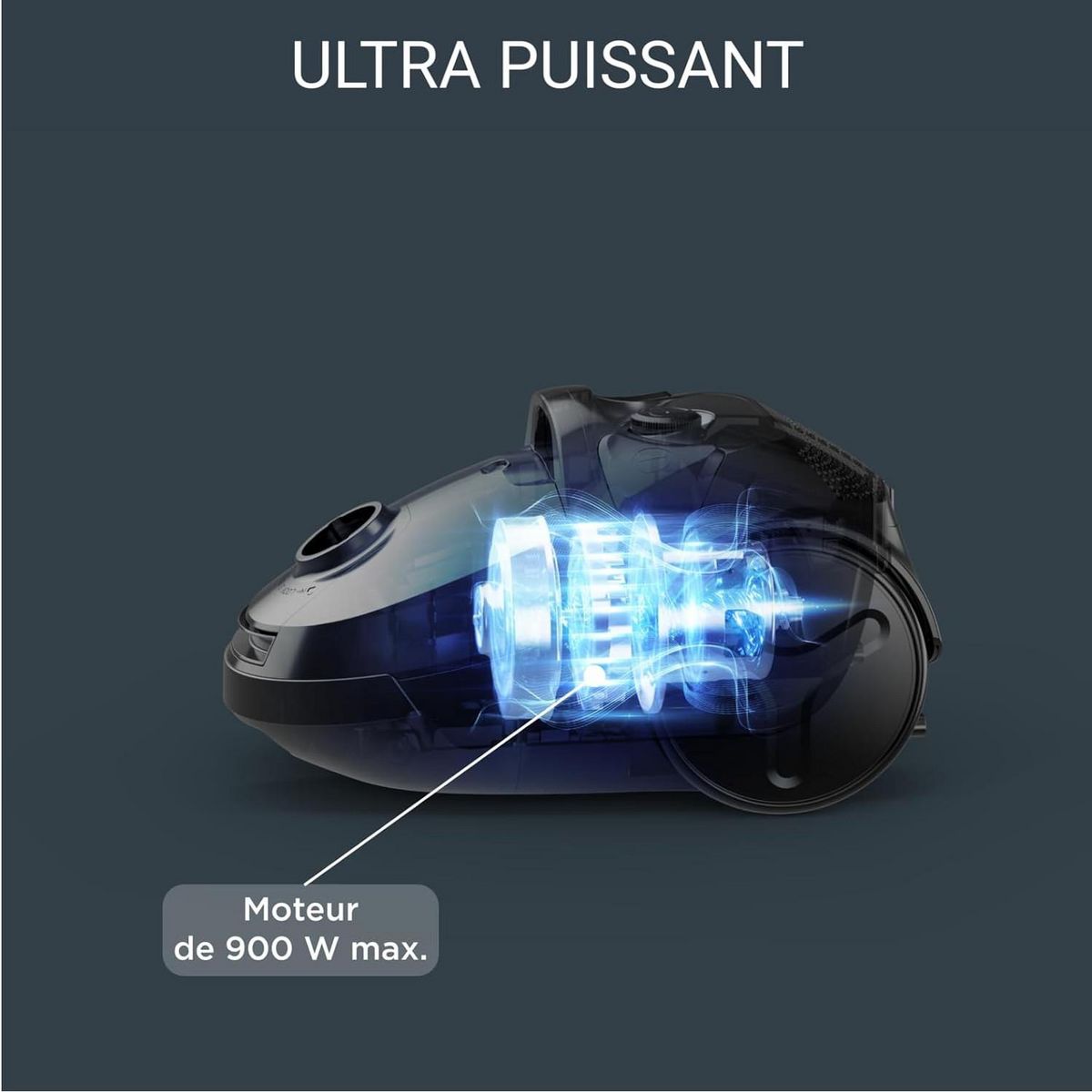 ROWENTA Aspirateur traineau 900w 75db prune - ro3969ea