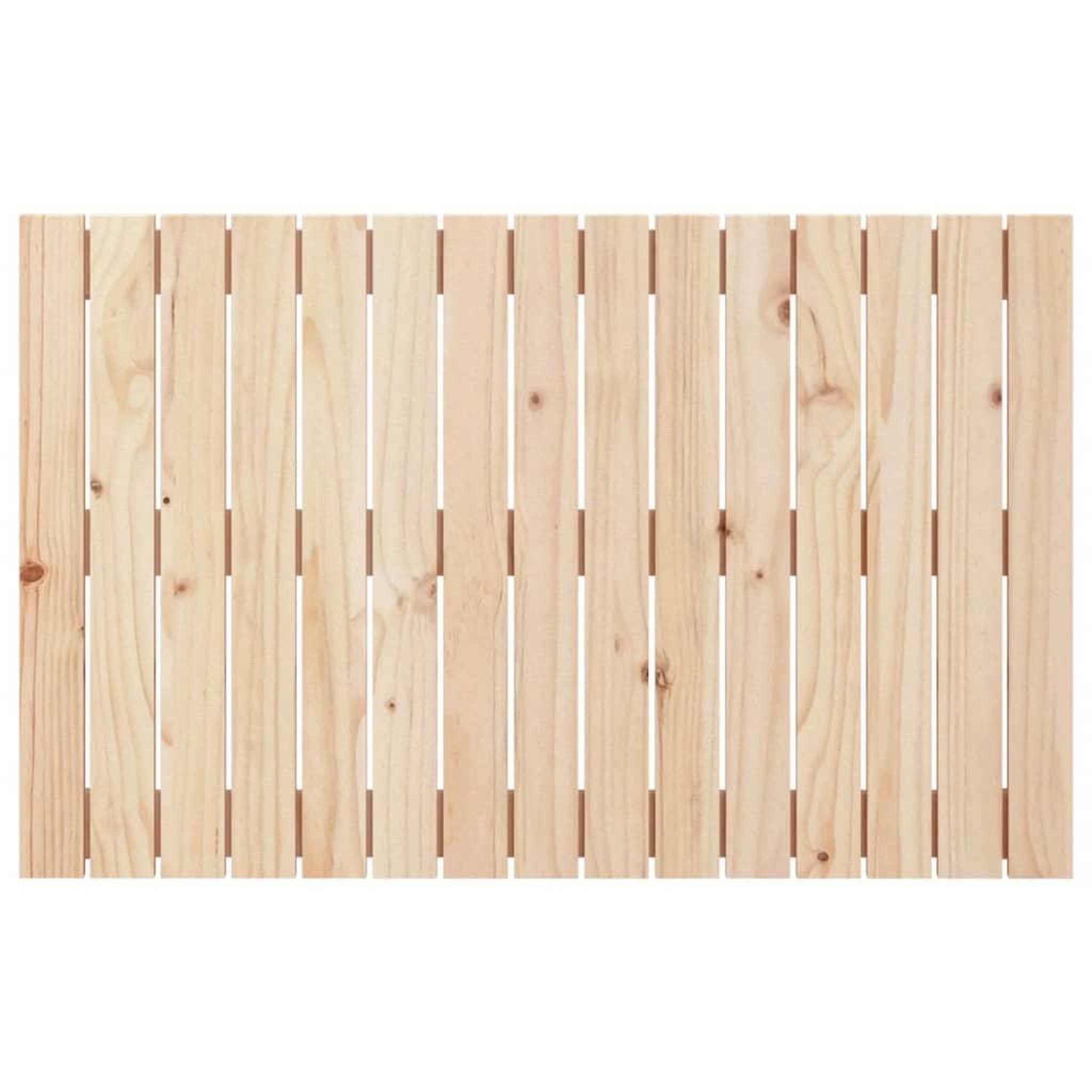 Voir la diapositive 4 : VIDAXL Tete de lit murale 95,5x3x60 cm Bois massif de pin