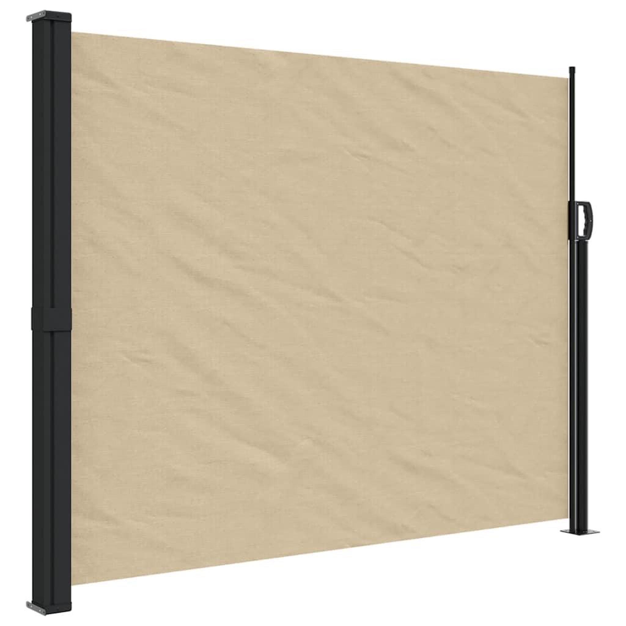 Voir la diapositive 2 : VIDAXL Auvent lateral retractable beige 160x600 cm