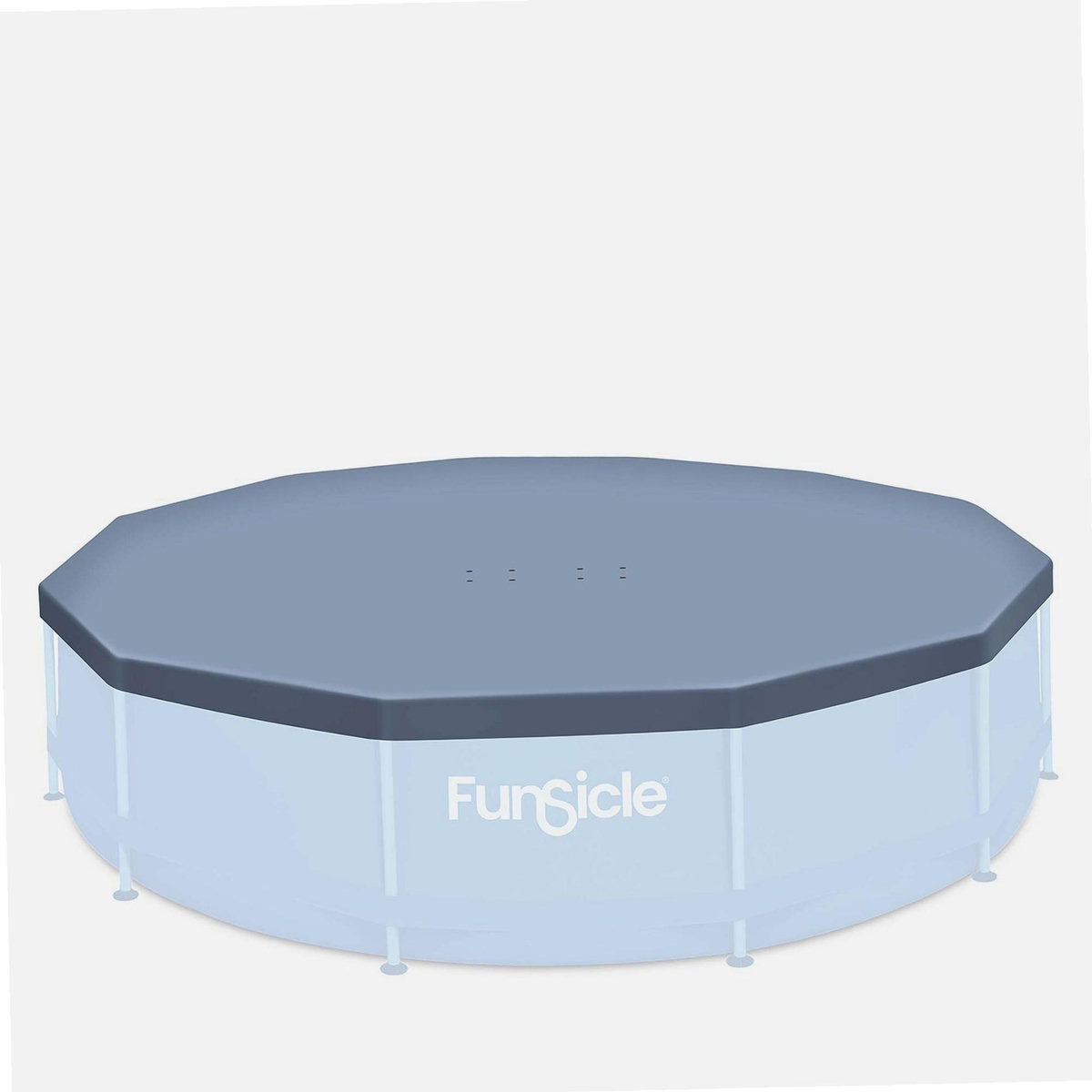 FUNSICLE Bâche pour piscine tubulaire ronde Ø 3,66m – Funsicle