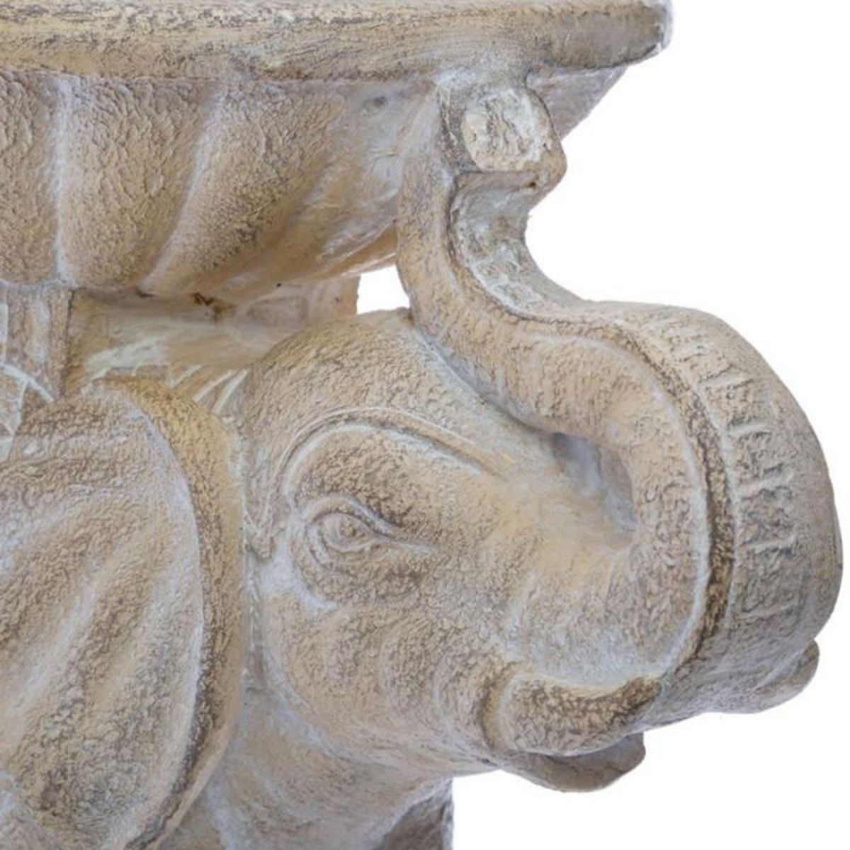 ATMOSPHERA Statuette Déco  Éléphant  38cm Blanc