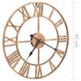 Voir la diapositive 6 : VIDAXL Horloge murale Metal 40 cm Dore
