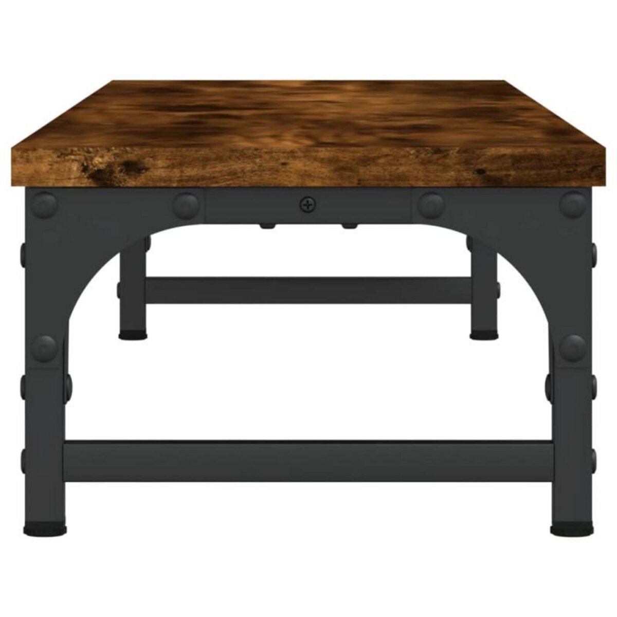 VIDAXL Support de moniteur chêne fumé 85x23x15,5 cm bois d ingénierie