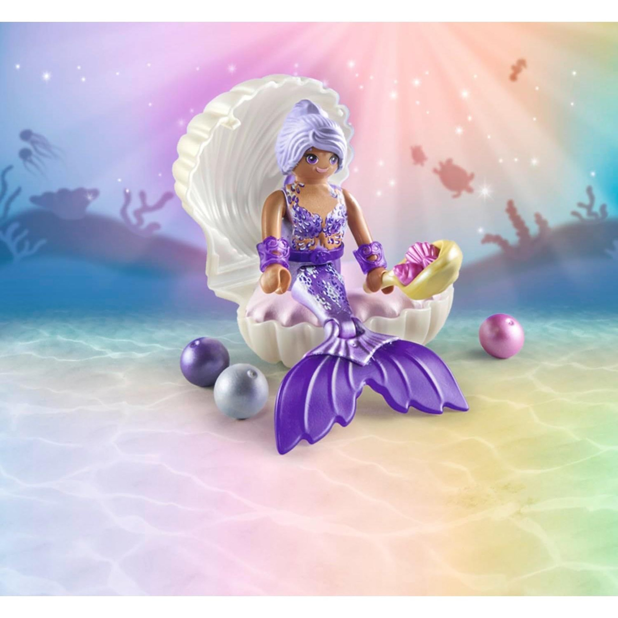 Voir la diapositive 3 : PLAYMOBIL Sirène avec coquillage et perle