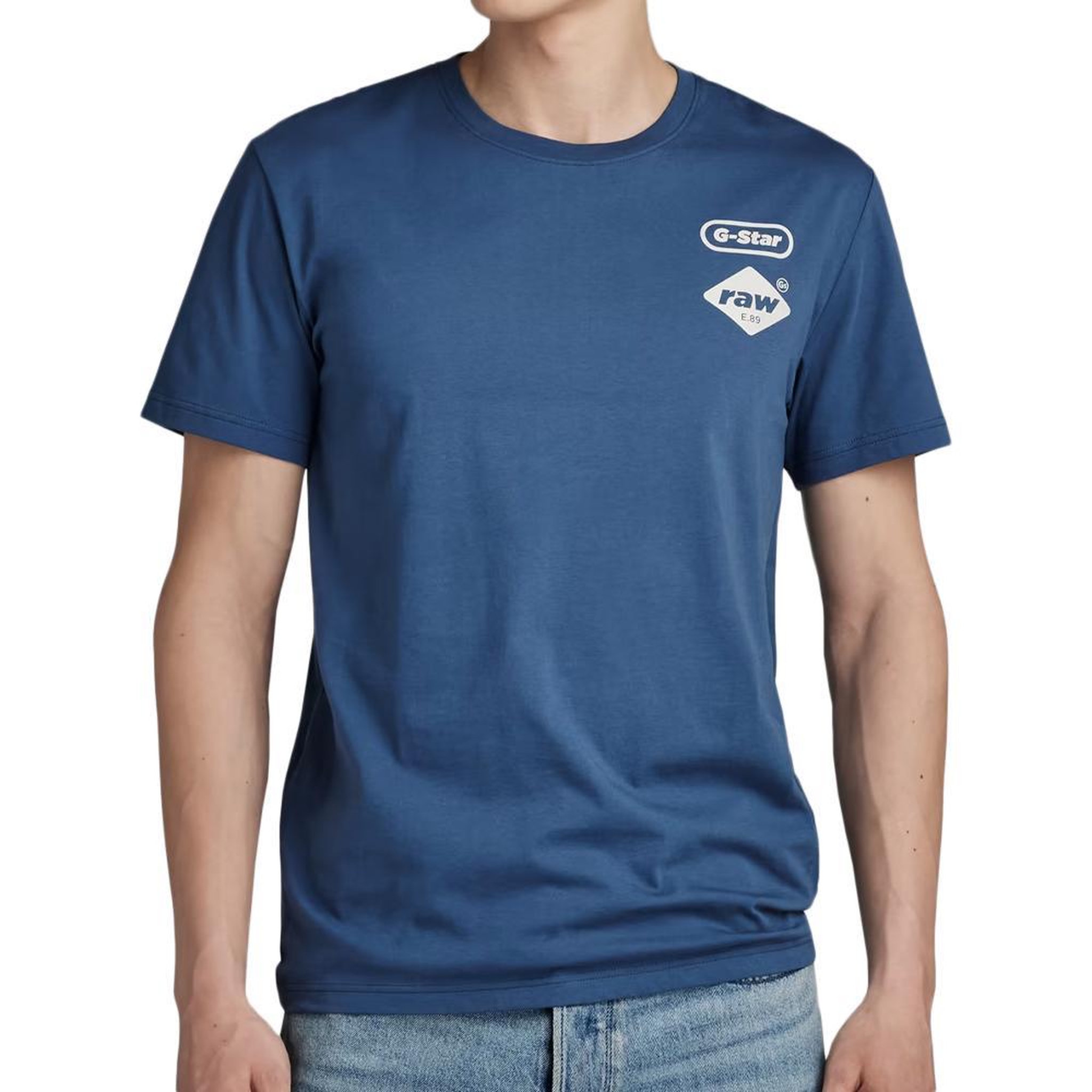 G-Star Raw T shirt   Homme G Star Chest. Coloris disponibles : Bleu
