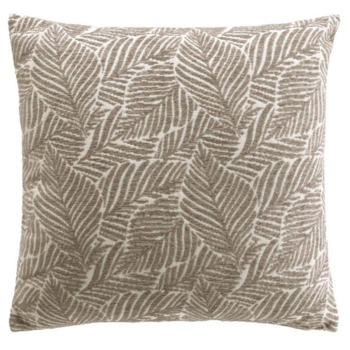 Paris Prix Housse de Coussin Jacquard  Vivo  40x40cm Taupe