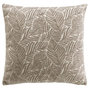 Voir la diapositive 1 : Paris Prix Housse de Coussin Jacquard  Vivo  40x40cm Taupe