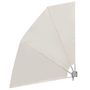 Voir la diapositive 2 : VIDAXL Auvent lateral pliable de balcon Creme 210 x 210 cm