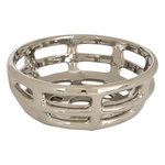 ATMOSPHERA Coupelle Design en Céramique  Sky  29cm Argent