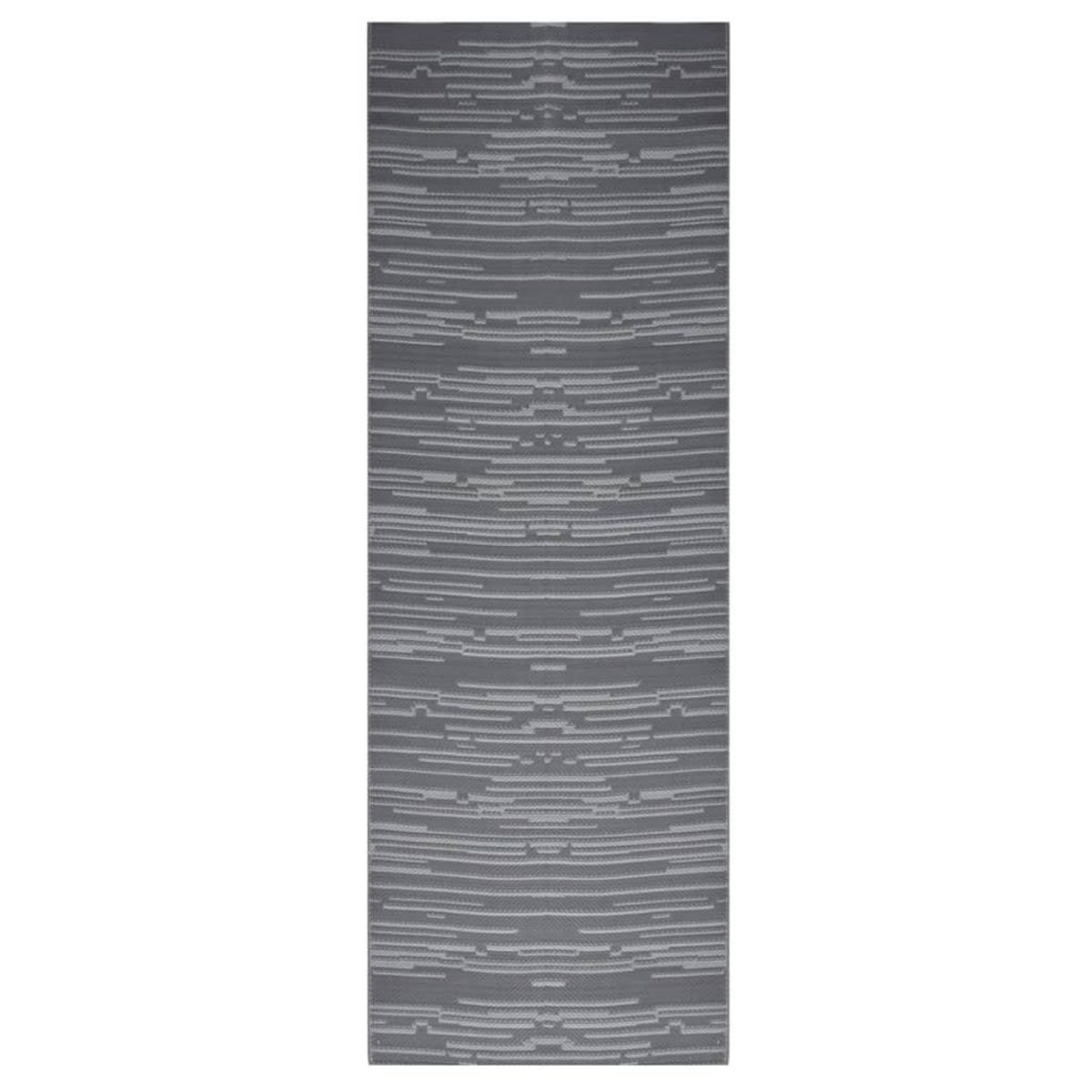 VIDAXL Tapis d'exterieur Anthracite 80x250 cm PP