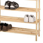 Voir la diapositive 2 : FORNORD Meuble range chaussures 4 niveaux Wood and co