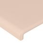 Voir la diapositive 5 : VIDAXL Tete de lit avec oreilles Cappuccino 93x23x78/88 cm Similicuir