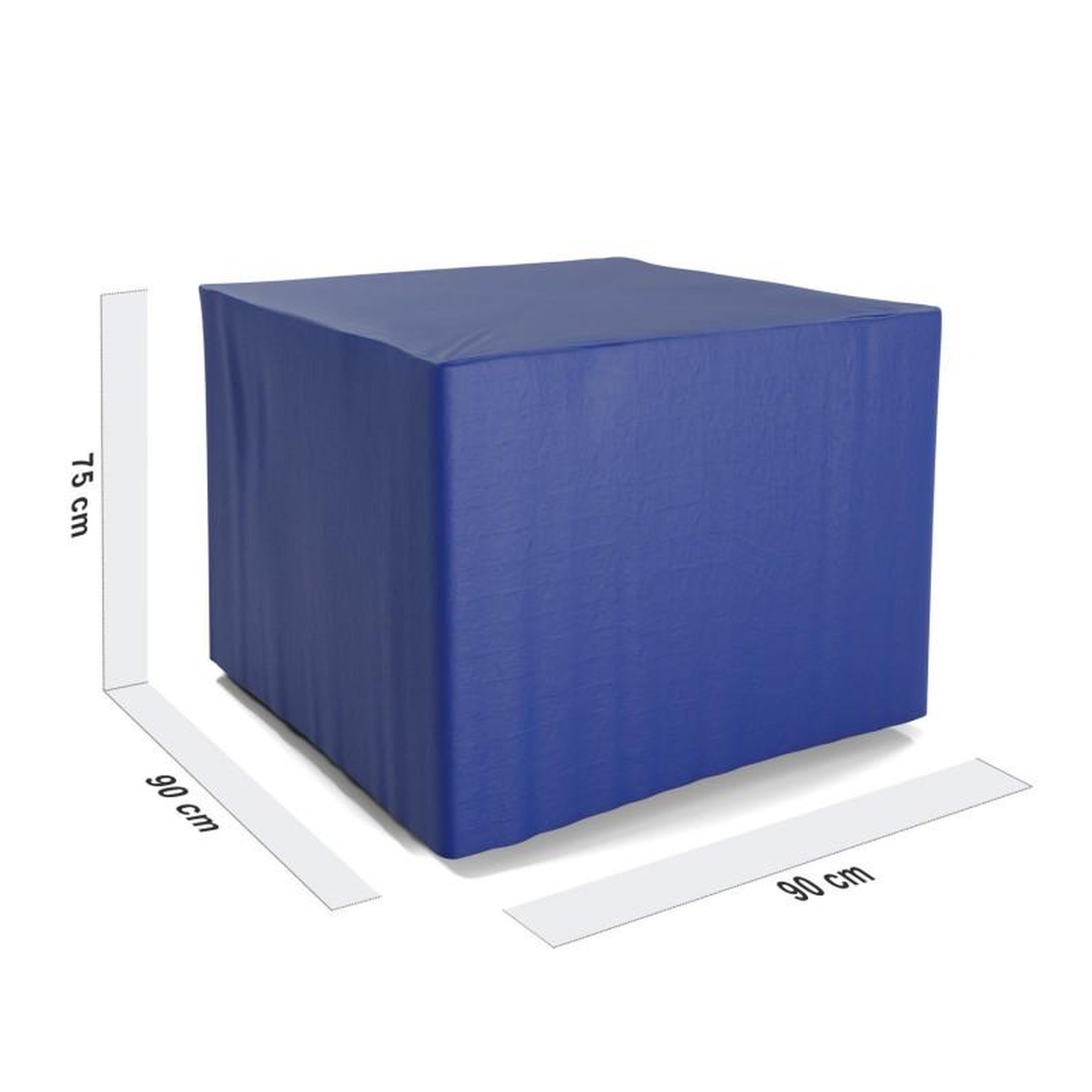 Voir la diapositive 2 : BLUMIE Housse de protection extérieure pour table carrée 90x90x74 cm - Ultra résistant