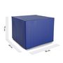Voir la diapositive 2 : BLUMIE Housse de protection extérieure pour table carrée 90x90x74 cm - Ultra résistant