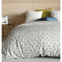 Voir la diapositive 2 : Les Ateliers du Linge Parure de housse de couette 100% coton 57fils vita
