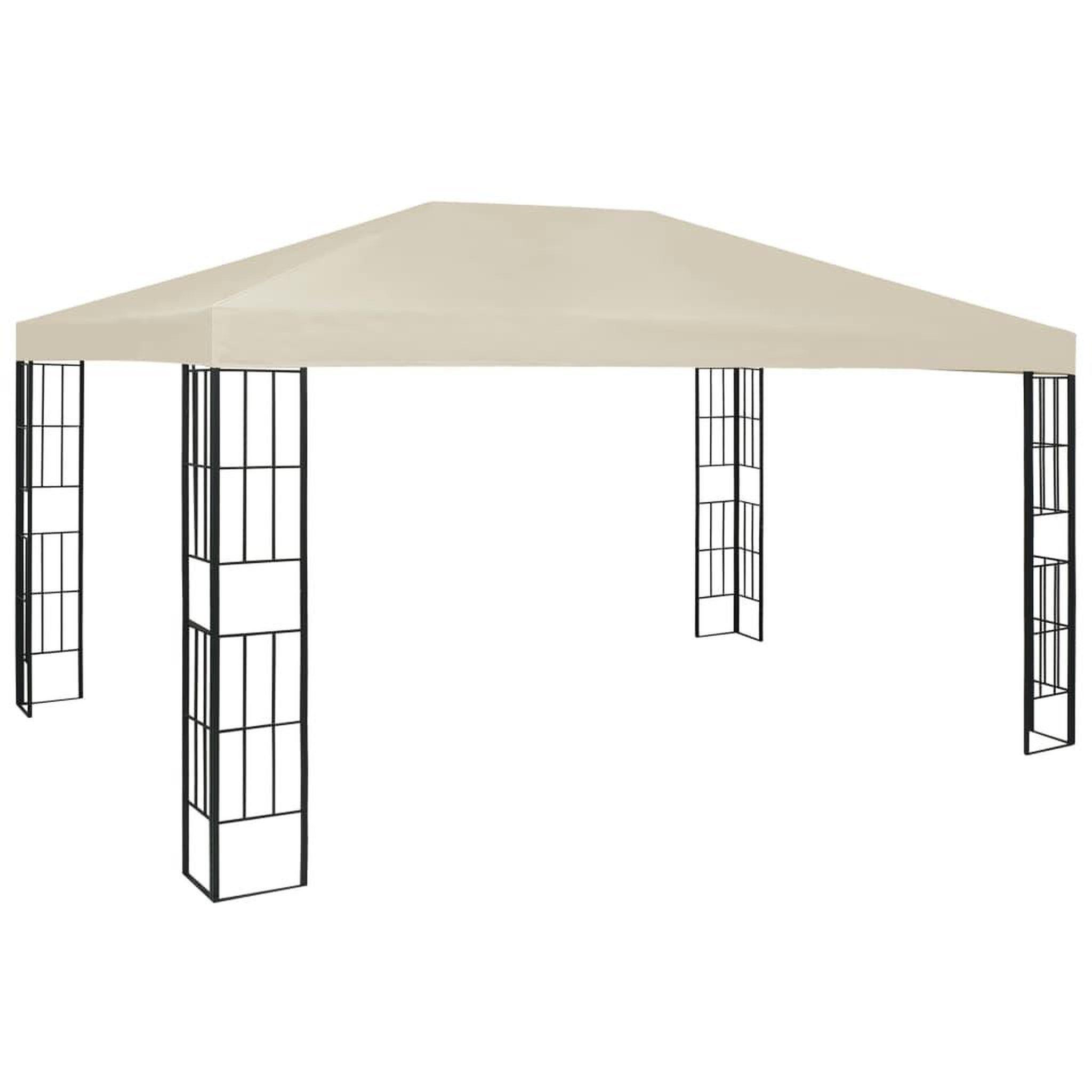 VIDAXL Tonnelle 3x4 m creme