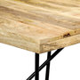Voir la diapositive 4 : VIDAXL Table a manger 180x90x76 cm Bois de manguier massif