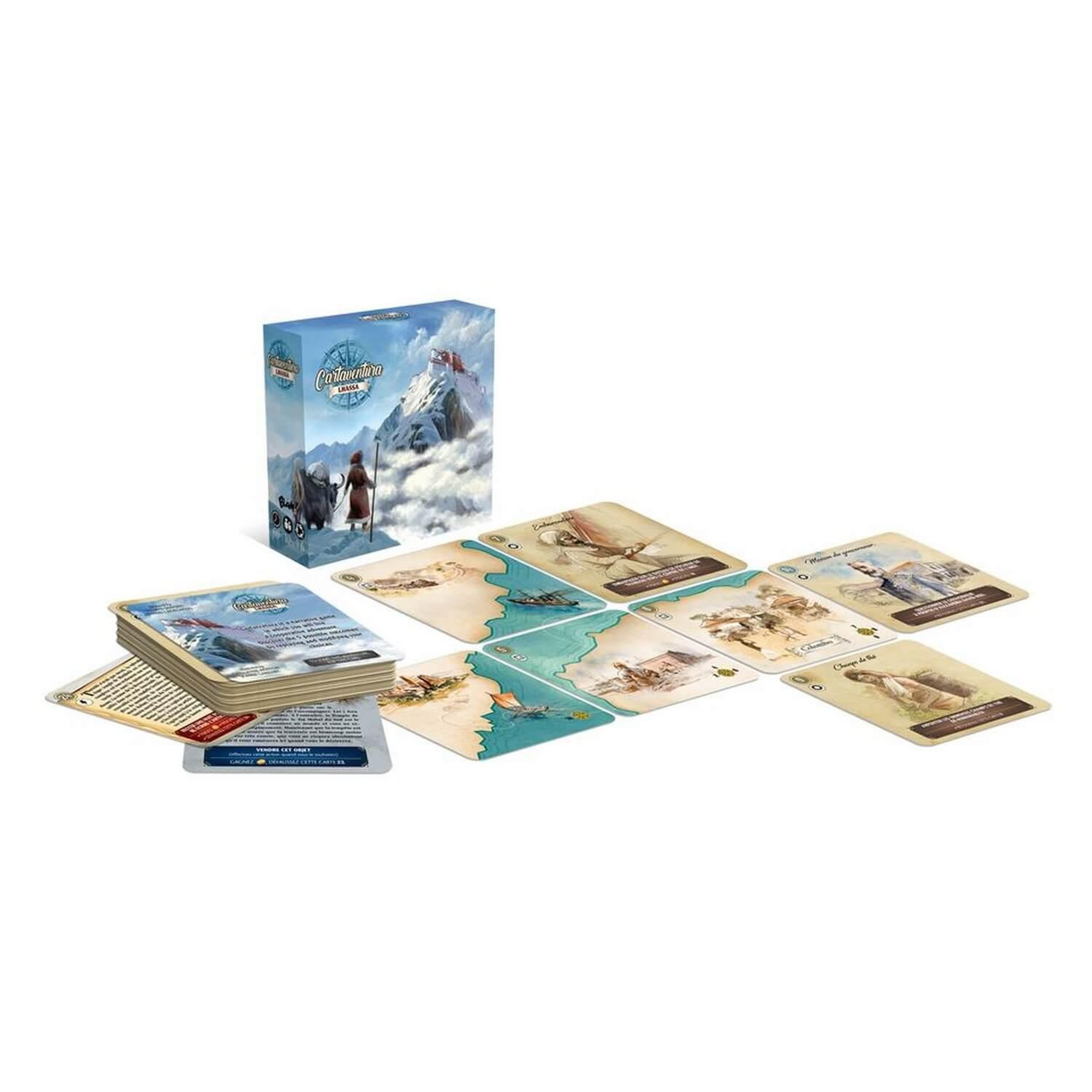 Voir la diapositive 2 : Cartaventura LHassa - Jeux de societe - BlackRock Games