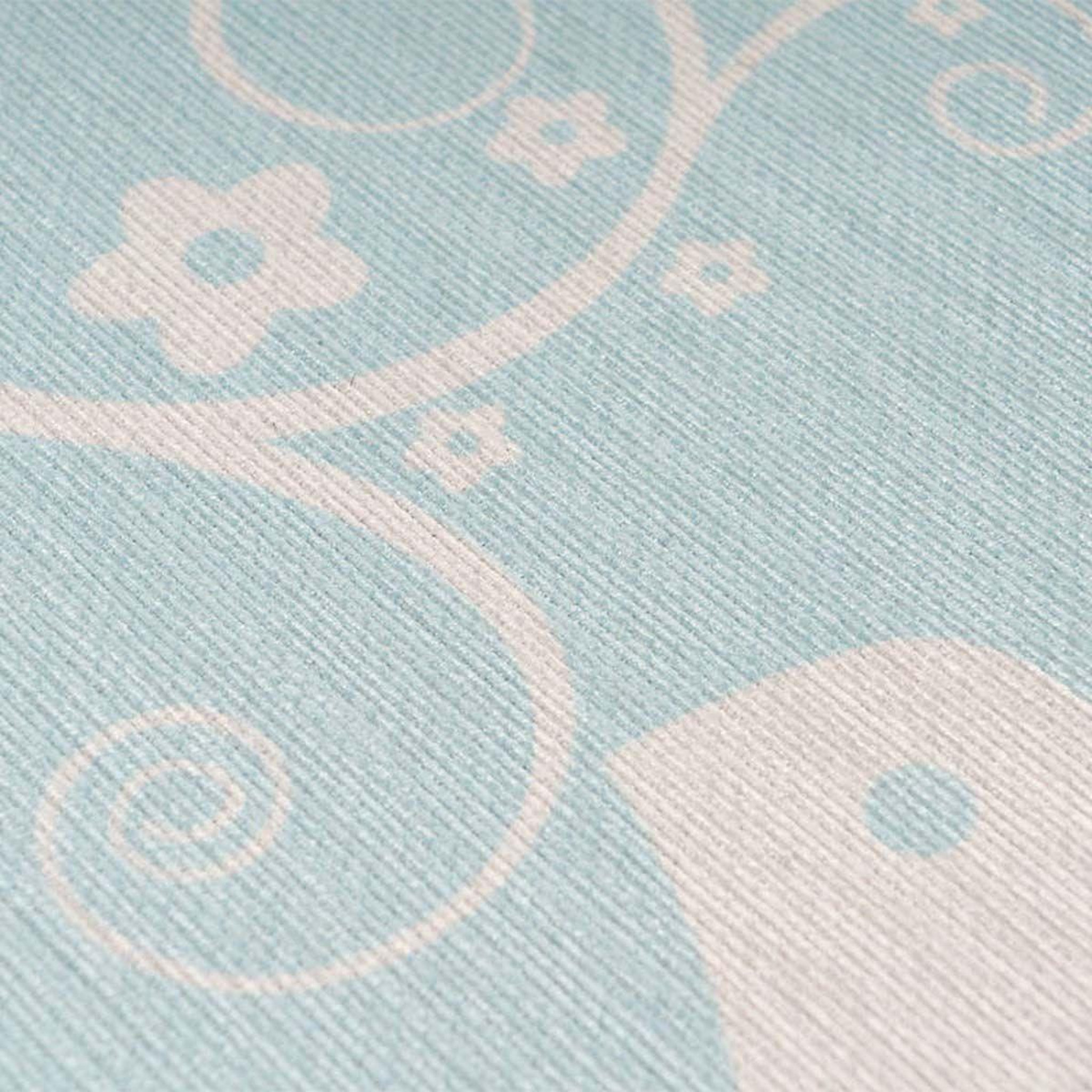 Voir la diapositive 5 : Paris Prix Tapis rond enfant imprimé  bambini vii  160cm menthe