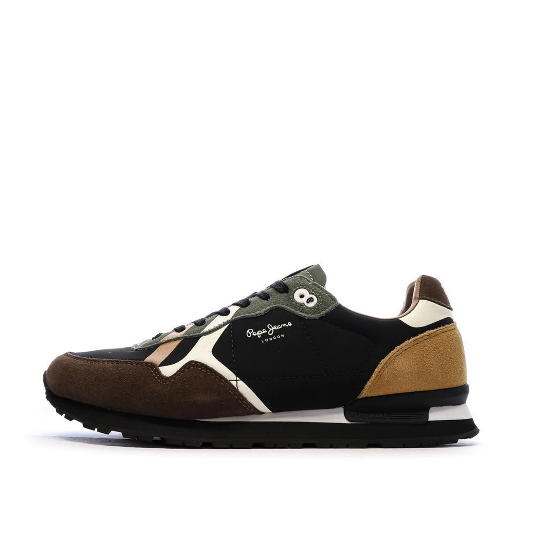 Voir la diapositive 1 : Pepe Jeans Baskets Marrons Homme Pepe jeans Brit Prints