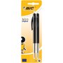BIC Lot de 2 stylos bille M10 Original pointe moyenne - noir