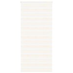 VIDAXL Store zebre beige marbre largeur du tissu 95,9 cm polyester