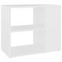 Voir la diapositive 2 : VIDAXL Armoire laterale Blanc 60x30x50 cm Agglomere