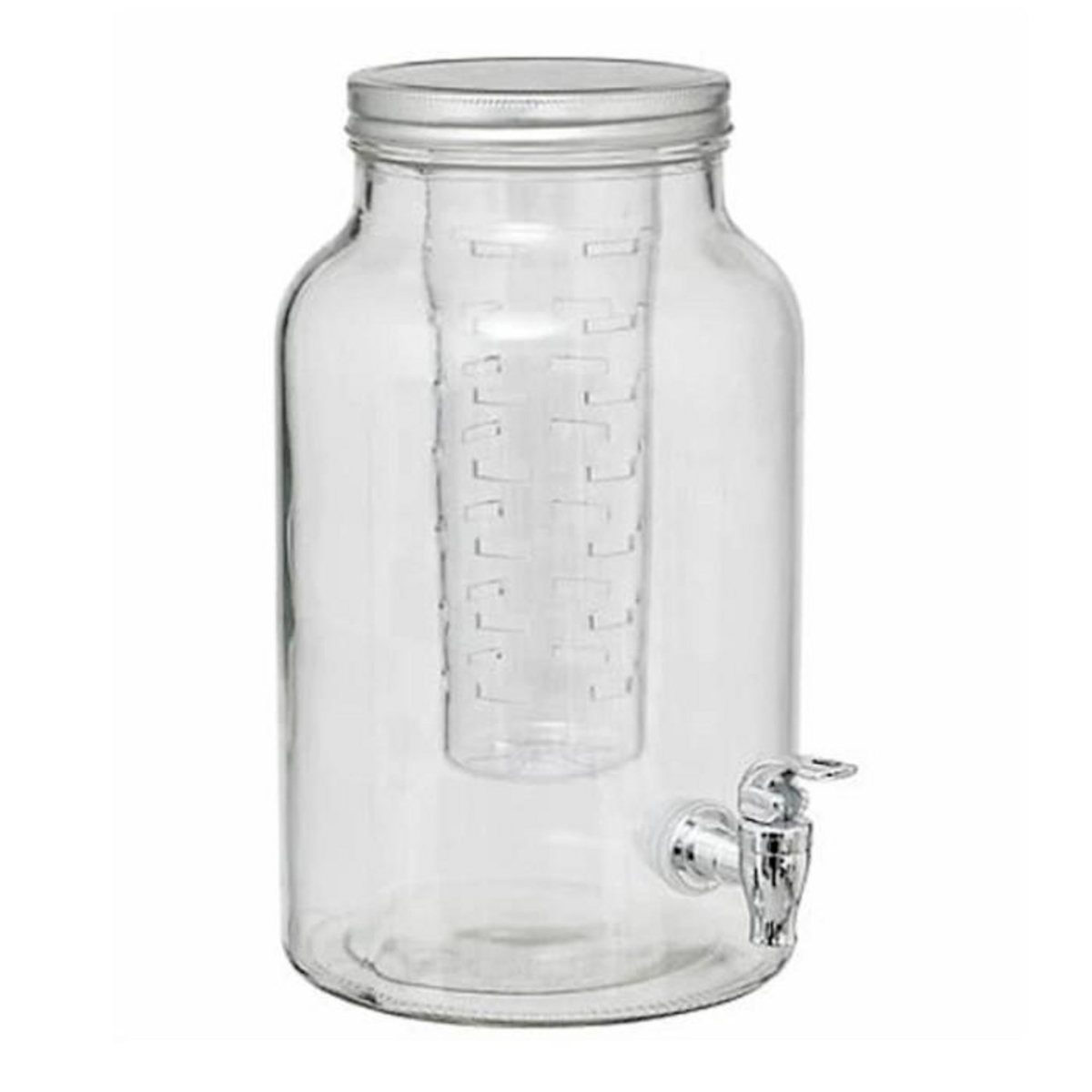 SECRET DE GOURMET Distributeur de Boisson en Verre  Fuzy  6L Transparent