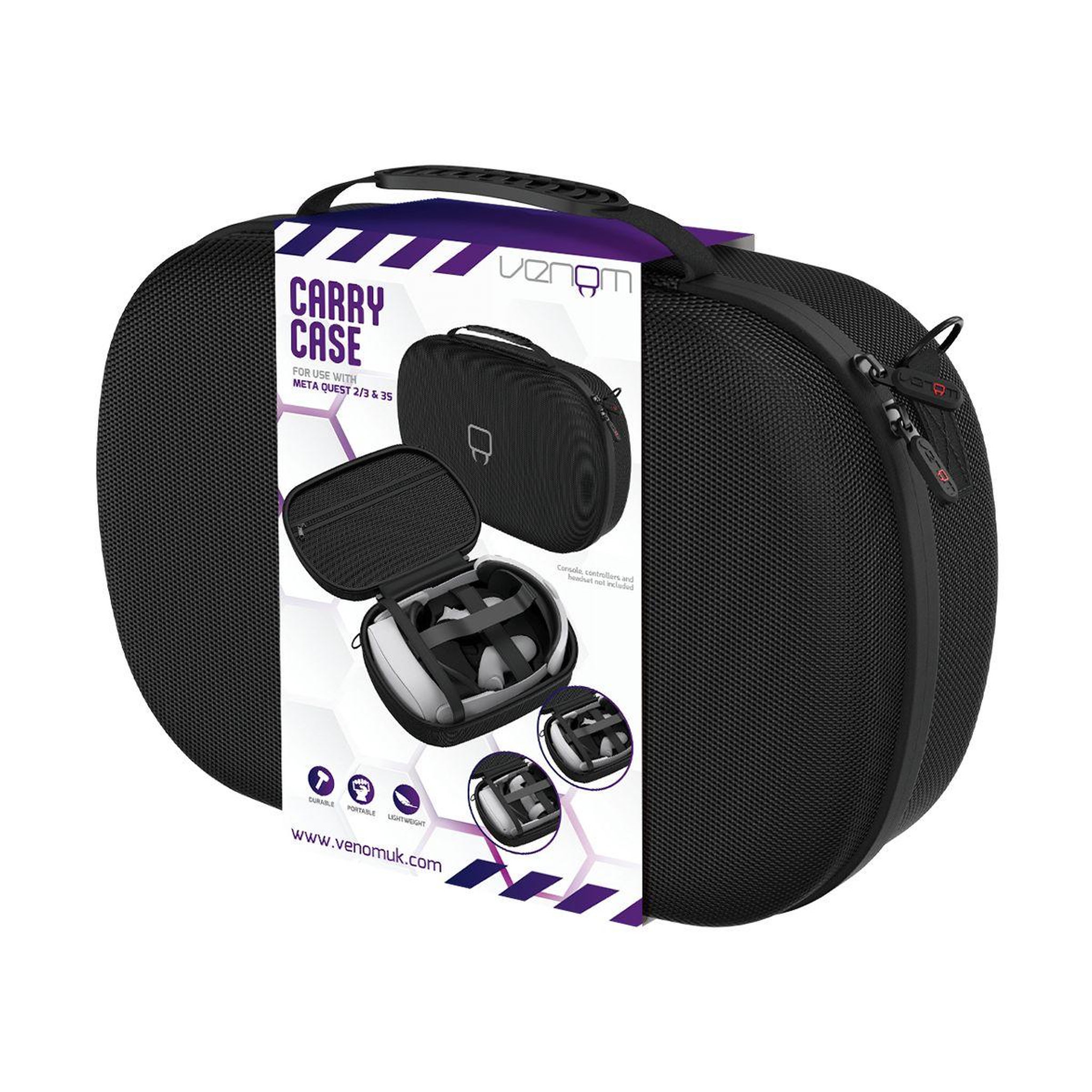 Voir la diapositive 5 : VENOM Protection casque Meta Quest 2 / 3 / 3s