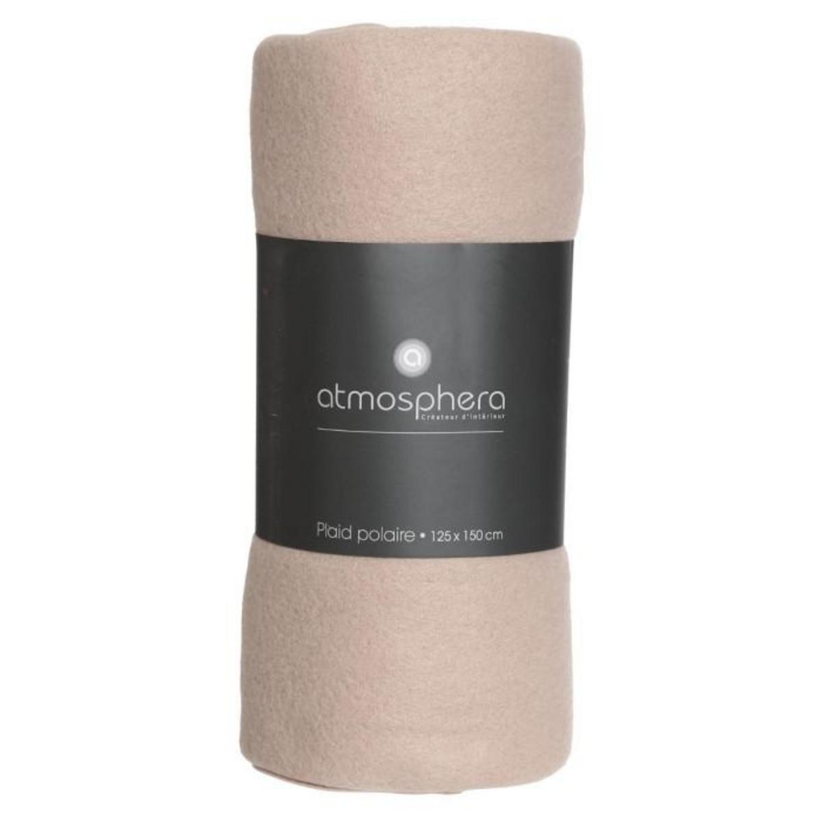 ATMOSPHERA Plaid Polaire  Jeremy  125x150cm Lin