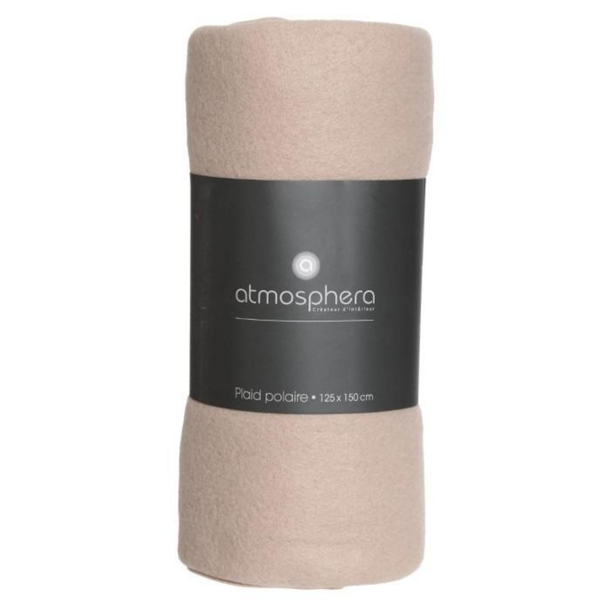 ATMOSPHERA Plaid Polaire  Jeremy  125x150cm Lin