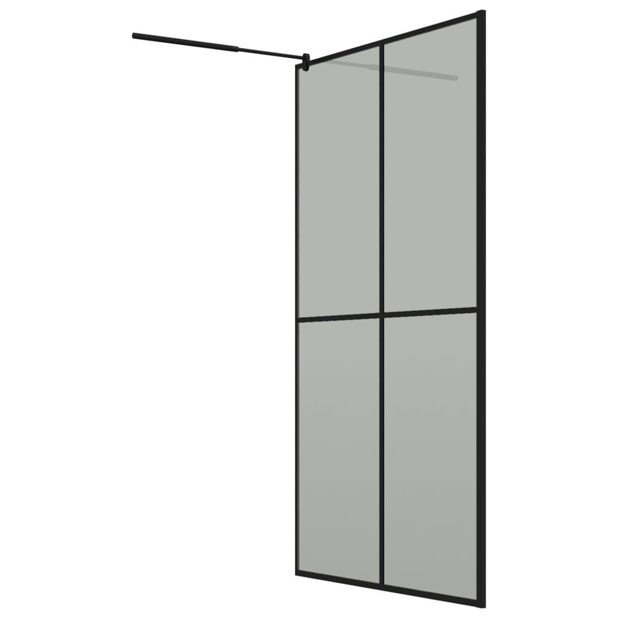 Voir la diapositive 5 : VIDAXL Ecran de douche 118x190 cm Verre trempe fonce