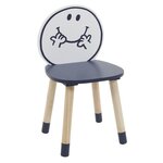 Paris Prix Chaise Enfant  Monsieur Heureux  52cm Bleu
