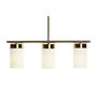 Voir la diapositive 1 : MARKET24 Suspension DKD Home Decor Blanc Doré Métal Verre 60 x 15 x 25 cm