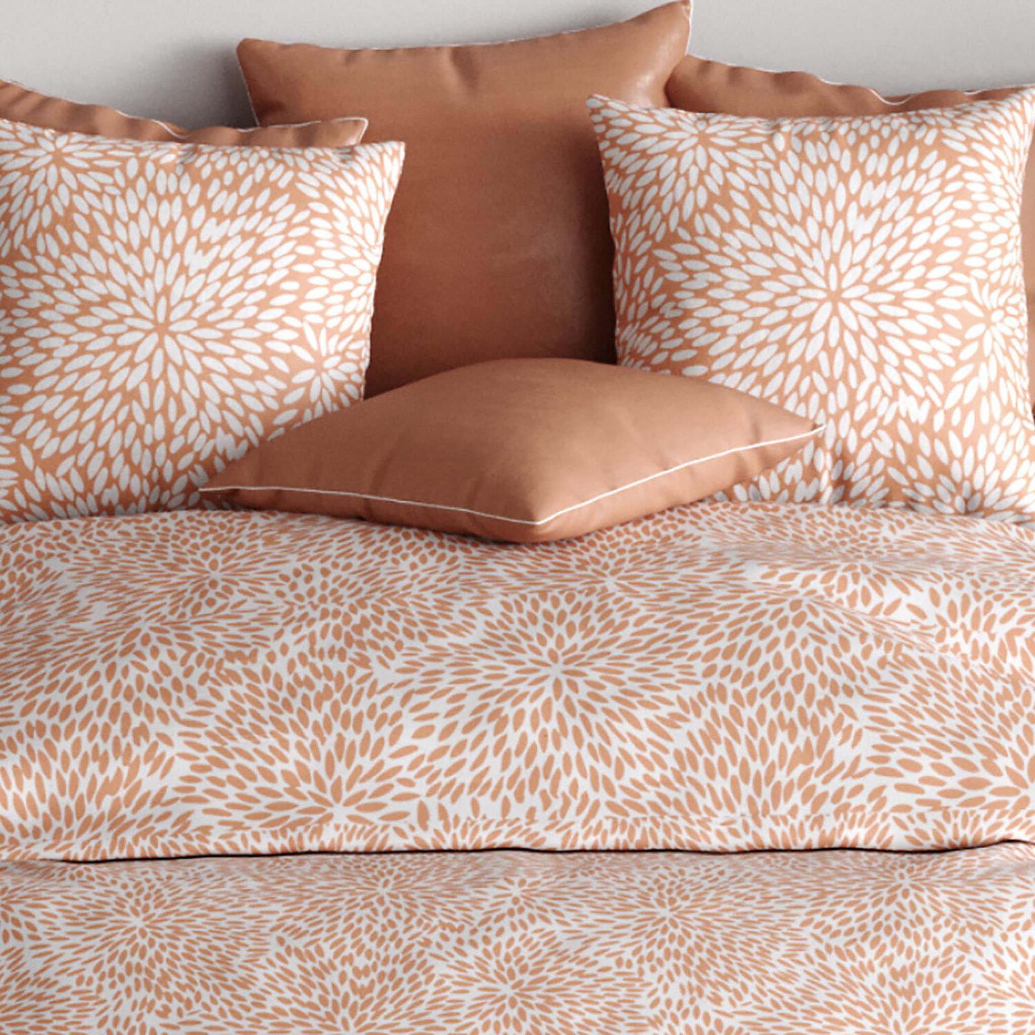 Voir la diapositive 2 : Les Ateliers du Linge Parure housse de couette 100%polyester 60gsm, lantana