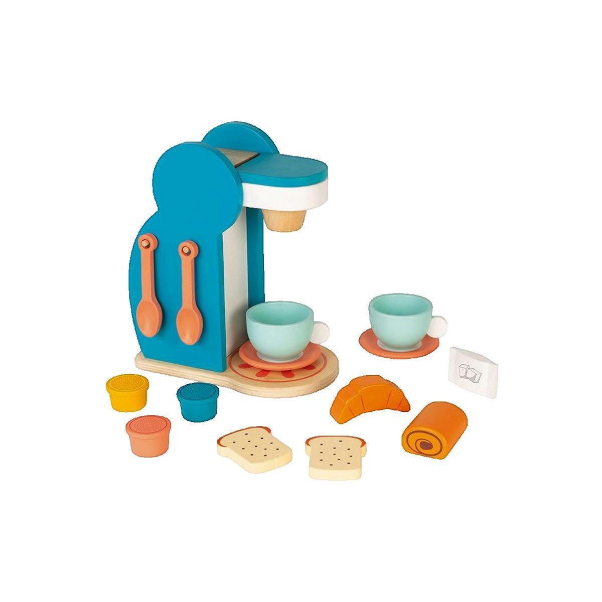 Juratoys-Janod Set du petit dej machine a cafe