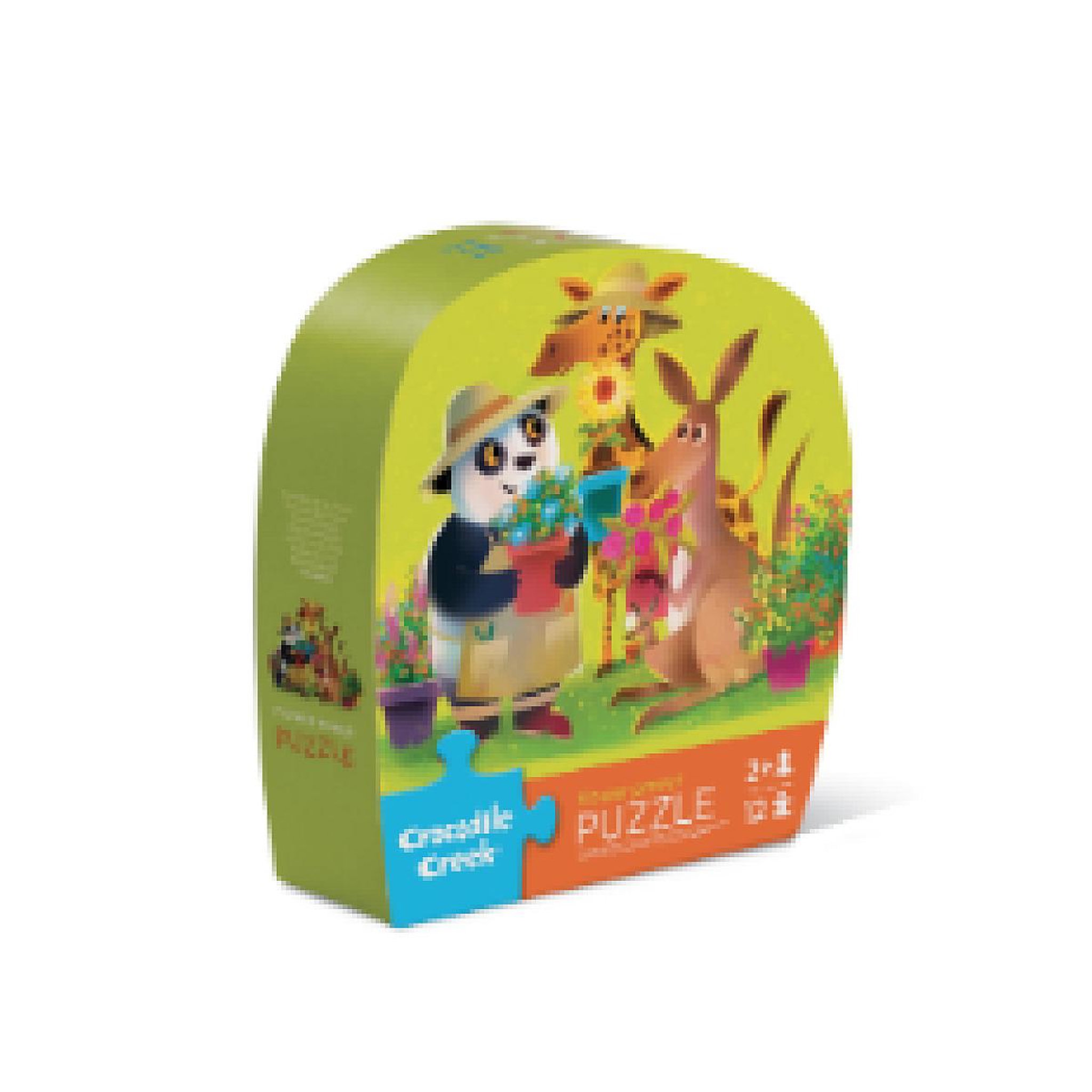 CROCODILE CREEK mini puzzle - 12 pieces - Flower power