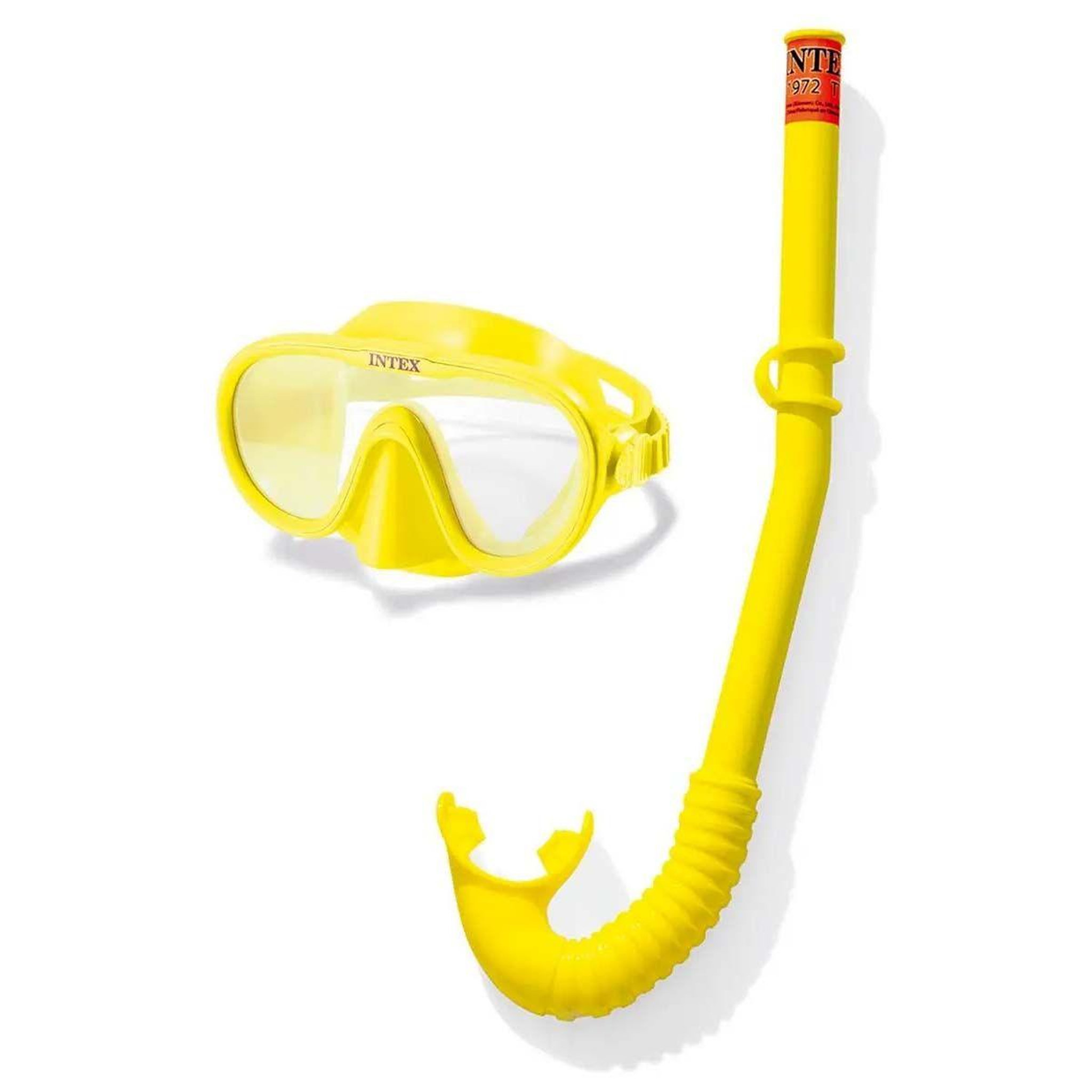 INTEX Ensemble masque & tuba enfant  8 ans & +  jaune