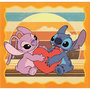 Voir la diapositive 2 : CLEMENTONI Puzzle 3 x 48 pièces Stitch – Clementoni