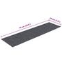 Voir la diapositive 6 : VIDAXL Tapis d'escalier auto-adhesifs 30 pcs gris clair 76x20 cm