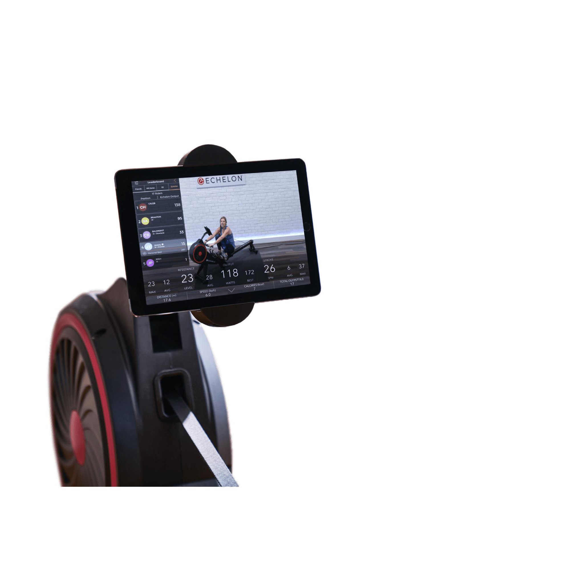 Voir la diapositive 4 : ECHELON Rameur à air de fitness - modèle smart rower - echelon - maison/appartement