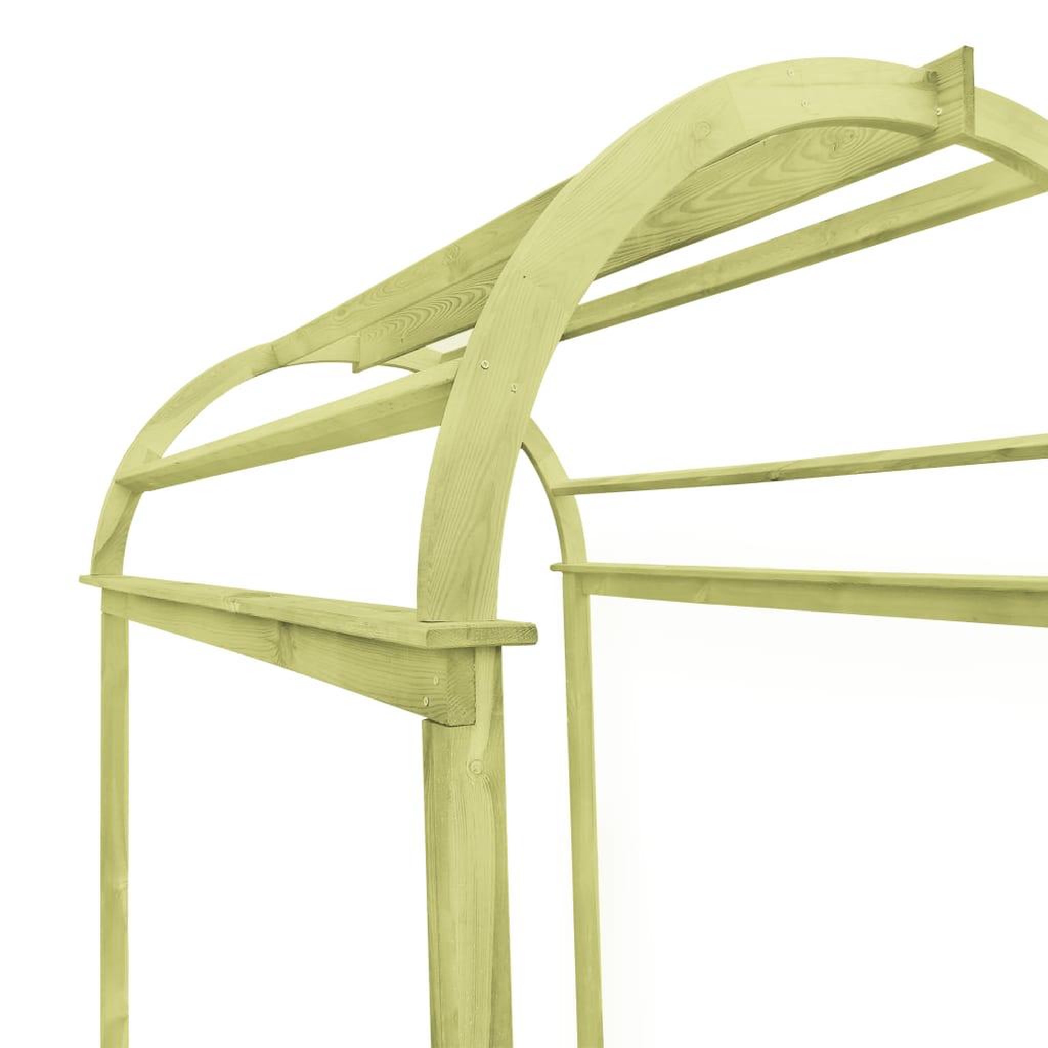 Voir la diapositive 4 : VIDAXL Arche a treillis 125x150x235 cm Bois de pin impregne