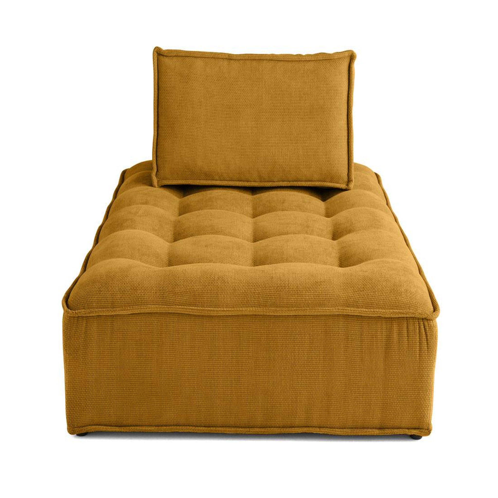 Voir la diapositive 1 : BEST MOBILIER Marisol - module d'assise méridienne - velours texturé