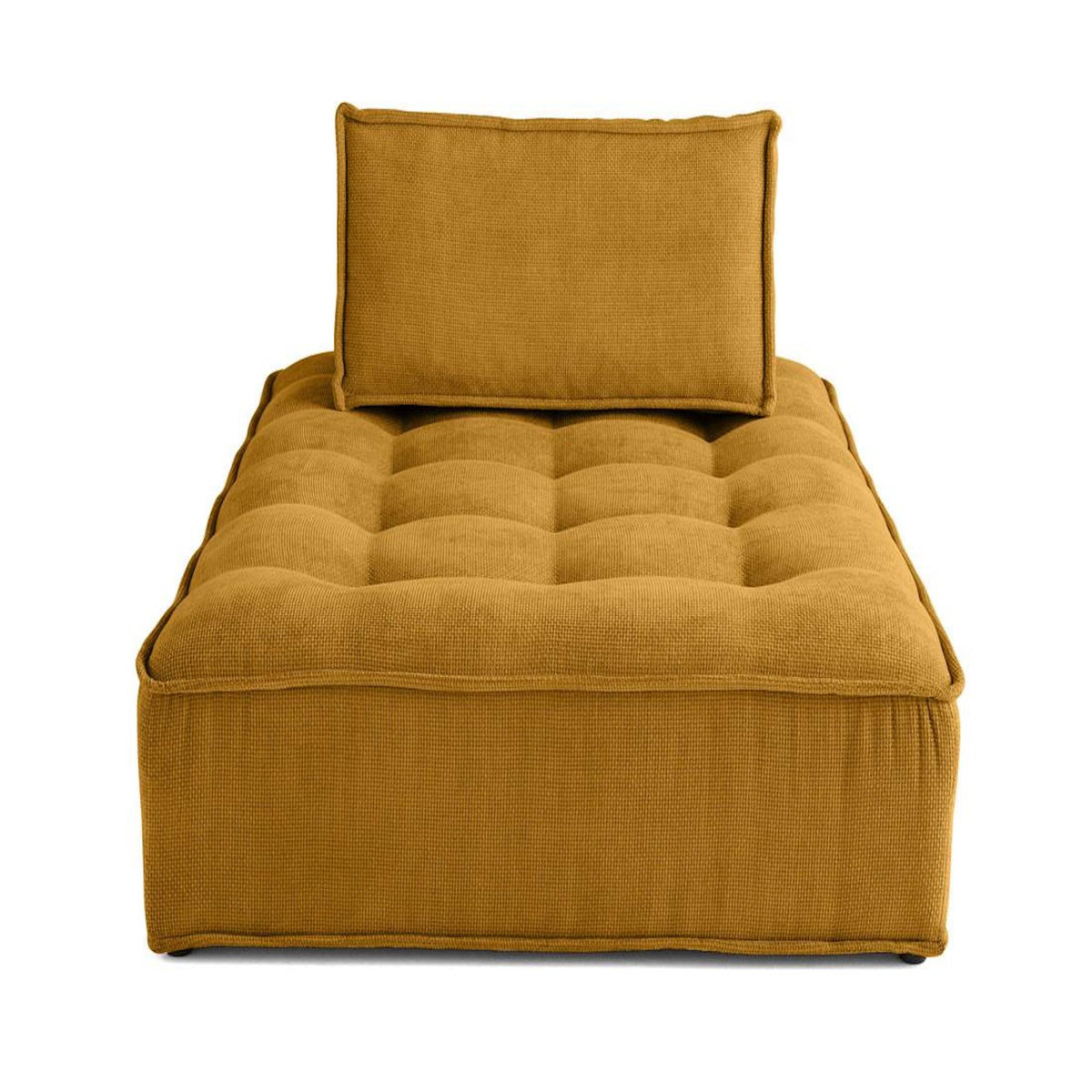 LISA DESIGN Marisol - module d'assise méridienne - velours texturé